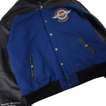 Load image into Gallery viewer, Vintage Harley Davidson University Big Logo Embroidered Letterman Jacket - 3XL