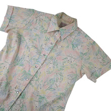 Load image into Gallery viewer, Vintage H Bar C Ranchwear Allover Cockatoo Print Pearl Snap Down Shirt
