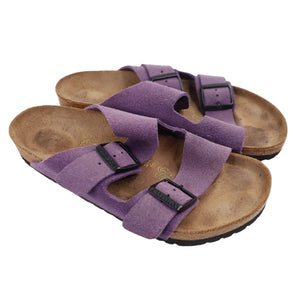 Birkenstock Purple Suede Arizona Sandals - W8