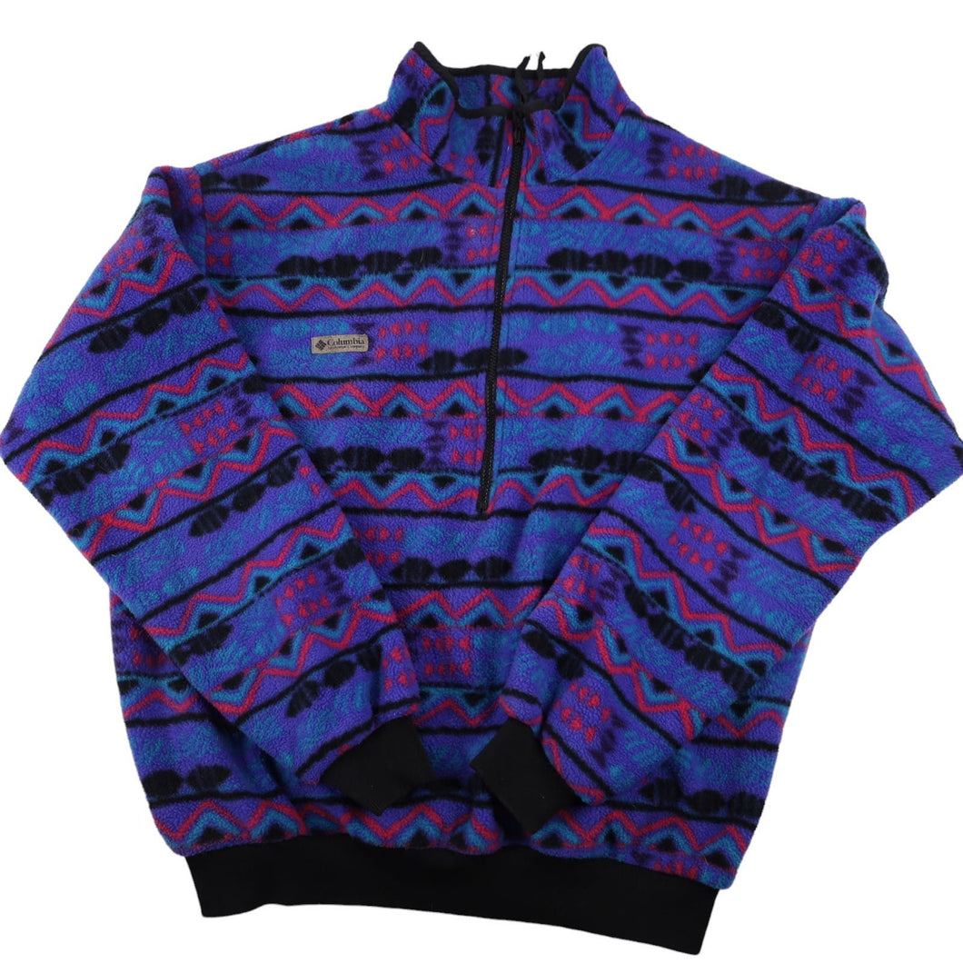 Vintage Columbia Sportswear Allover Aztec Sweater - L