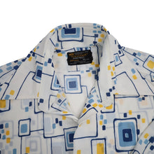 Load image into Gallery viewer, Vintage 70s JC Penny Towncraft Polyester Allover Design Button Down Shirt - M