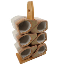 Load image into Gallery viewer, Vintage MCM Rodolfo Padilla Signed Stoneware Kokopelli Stackable Mug Set - OS