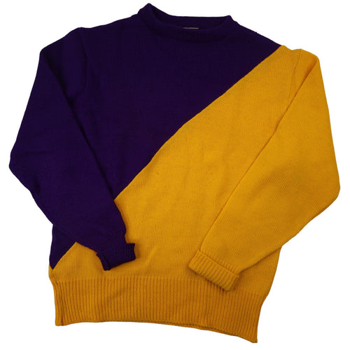 Vintage 50's/60s Kandel Colorblock Knit Sweater - WMNS M