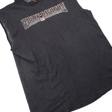 Load image into Gallery viewer, Vintage Harley Davidson Spellout Graphic Muscle Tee - XL