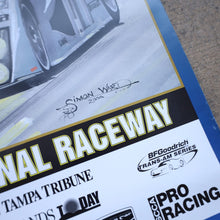 Load image into Gallery viewer, Original Vintage 2000 SuperFlo12 Racing Poster 20"x33"