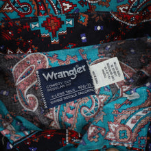 Load image into Gallery viewer, Vintage Wrangler Aztec Paisley Southwestern Button Up Shirt - M