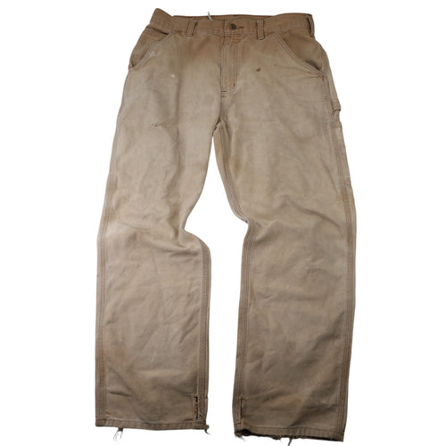 Vintage Distressed Carhartt B11 Canvas Work Pants - 32