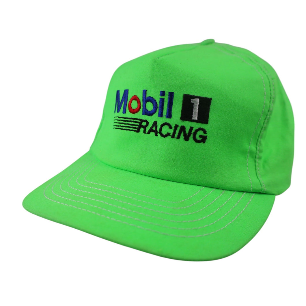 Vintage Mobile 1 Racing Spellout Snapback Hat - OS