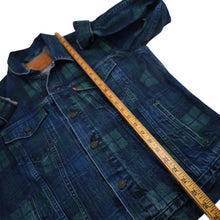 Load image into Gallery viewer, SAMPLE Levis Painted Plaid Denim Jacket - M