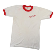 Load image into Gallery viewer, True Vintage Velva Sheen "Coke is It!" Ringer T Shirt - M