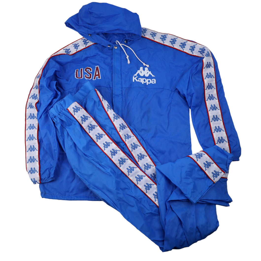 Vintage 80s Kappa Team USA Olympics Track Suit - S