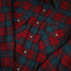 Vintage Pendleton %100 Wool Lindsay Tartan Plaid Flannel Shirt - M