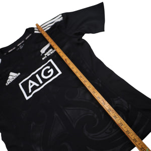 2013 Adidas New Zealand All Blacks Maori Haka Design Rugby Jersey - S