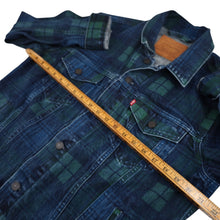 Load image into Gallery viewer, SAMPLE Levis Painted Plaid Denim Jacket - M