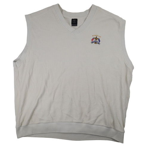 Vintage Nike Golf Ryders Cup Crest Ribbed Sweater Vest - XXL