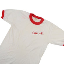 Load image into Gallery viewer, True Vintage Velva Sheen &quot;Coke is It!&quot; Ringer T Shirt - M