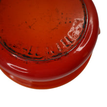 Load image into Gallery viewer, Vintage Descoware Cast Iron Enamel Flame Orange Ombre Dutch Oven - OS