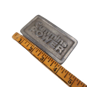 Vintage Cummins Power Belt Buckle - 4"