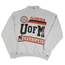 Load image into Gallery viewer, Vintage Russell University of Miami Hurricanes Graphic Sweatshirt
