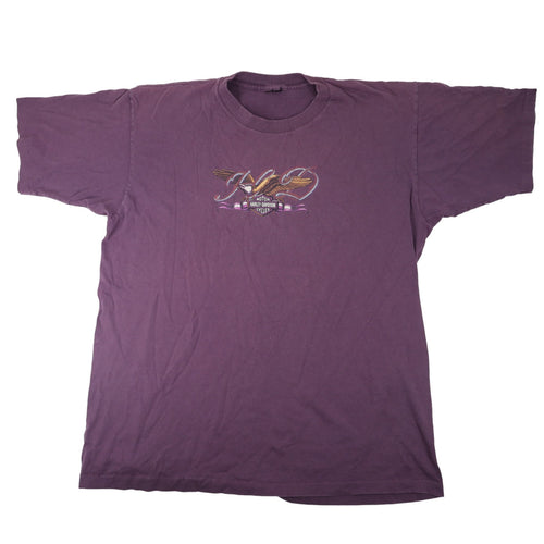 Vintage Harley Davidson Spellout San Jose California Graphic T Shirt - XL