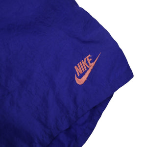 Vintage 90s Nike Big Spellout Swim Trunks. Features 90s gray tag - L