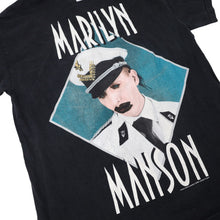 Load image into Gallery viewer, Vintage Y2k Marilyn Manson Grotesk Burlesk Graphic T Shirt - S