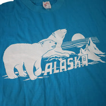 Load image into Gallery viewer, Vintage 80s Alaska Polar Bear Graphic T Shirt - XL