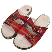Load image into Gallery viewer, Dr. Martens Adalia Tartan Plaid Buckle Strap Sandals  - W10