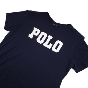 Vintage Polo Ralph Lauren Spellout T Shirt - XL