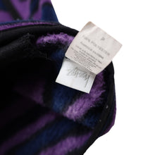 Load image into Gallery viewer, Stussy Purple Camo Fleece Jacket - S