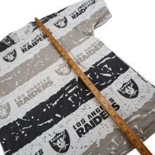 Load image into Gallery viewer, Vintage Los Angeles Raiders All Over Print Graphic T Shirt - M