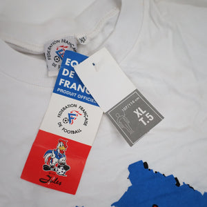 Vintage NWT Federation of France Football Graphic T Shirt - XL