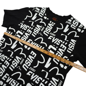 Evisu All Over Print Graphic T Shirt - L