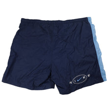 Load image into Gallery viewer, Vintage 90s Nike Spellout Swim Trunks - L