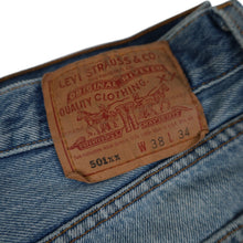 Load image into Gallery viewer, Vintage Levis 501 USA Made Denim Jeans - 38"x34"