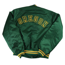 Load image into Gallery viewer, Vintage Chalk Line Univeristy of Oregon Ducks Spellout Statin Jacket - M