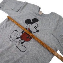Load image into Gallery viewer, Vintage Disney Mickey Mouse Graphic Heather Gray Sweatshirt - M
