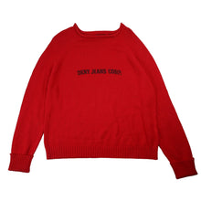 Load image into Gallery viewer, Vintage DKNY Spellout Knit Sweater - WMNS L