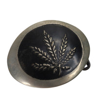 Load image into Gallery viewer, Vintage 70s Pot Leaf Belt Buckle - OS