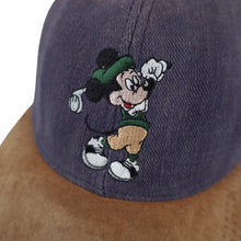 Load image into Gallery viewer, Vintage Disney Pro Collection Golfer Mickey Mouse Strap Back Hat  - OS