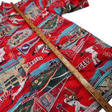 Load image into Gallery viewer, Vintage Reyn Spooner Anaheim Angels Baseball Print Hawaiian Shirt - XL