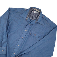 Load image into Gallery viewer, True Vintage 60s Jas. K. Wilson Mens Large Chambray Work Shirt Blue - L