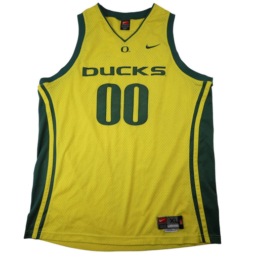 Vintage Nike University of Oregon Ducks Basketball Jersey - XL