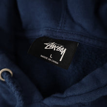 Load image into Gallery viewer, Vintage Stussy Embroidered Spellout Hoodie - L