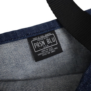 Vintage Prison Blues Graphic Denim Tote Bag - OS
