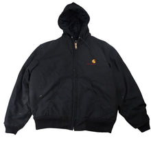 Load image into Gallery viewer, Vintage Carhartt Spellout Canvas Quilted Work Jacket - L