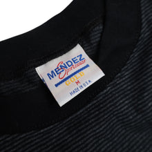 Load image into Gallery viewer, Vintage Mendez Sportswear Single Stitched Striped Blank T Shirt - M