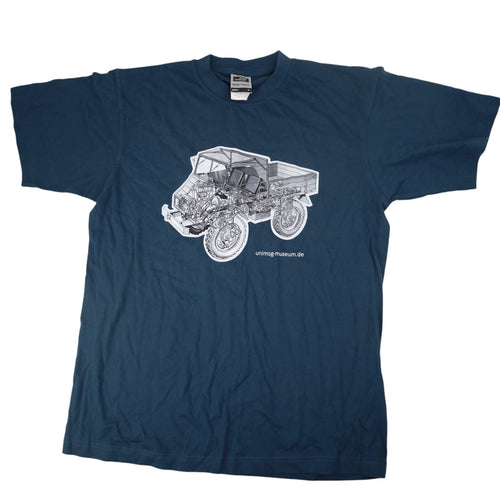Vintage Unimog Diagram Graphic T Shirt - M
