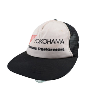 Vintage Yokohama Tires Mesh Trucker Hat - OS