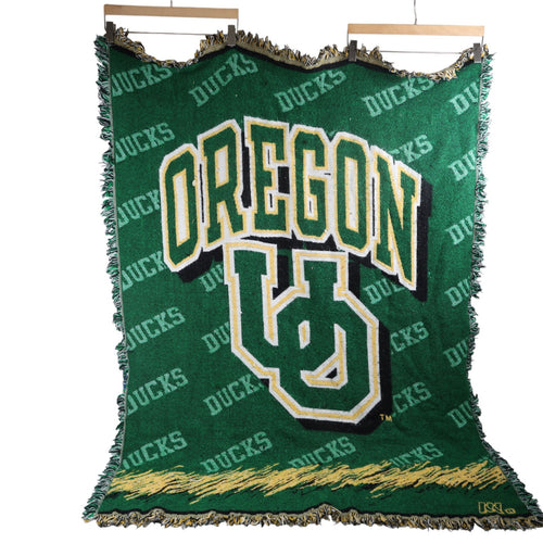 Vintage The Northwest Company University of Oregon Ducks Blanket Tapestry